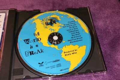 BAR 7 japan cd WORLD IS A FREAK obi/lyric sheet MECI-25161 tesla 1