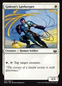 Gideon's Lawkeeper - Foil x1 - Modern Masters 2017 - NM-Mint, English - Modern M