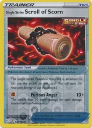 Single Strike Scroll of Scorn 133/163 Battle Styles Reverse Holo
