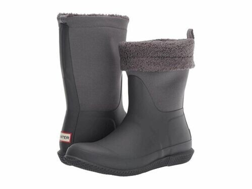 HUNTER ORG ROLL TOP SHERPA 黒 24センチ Hunter Women's