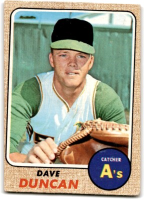 1968 Topps (C) Dave Duncan Oakland Athletics #261