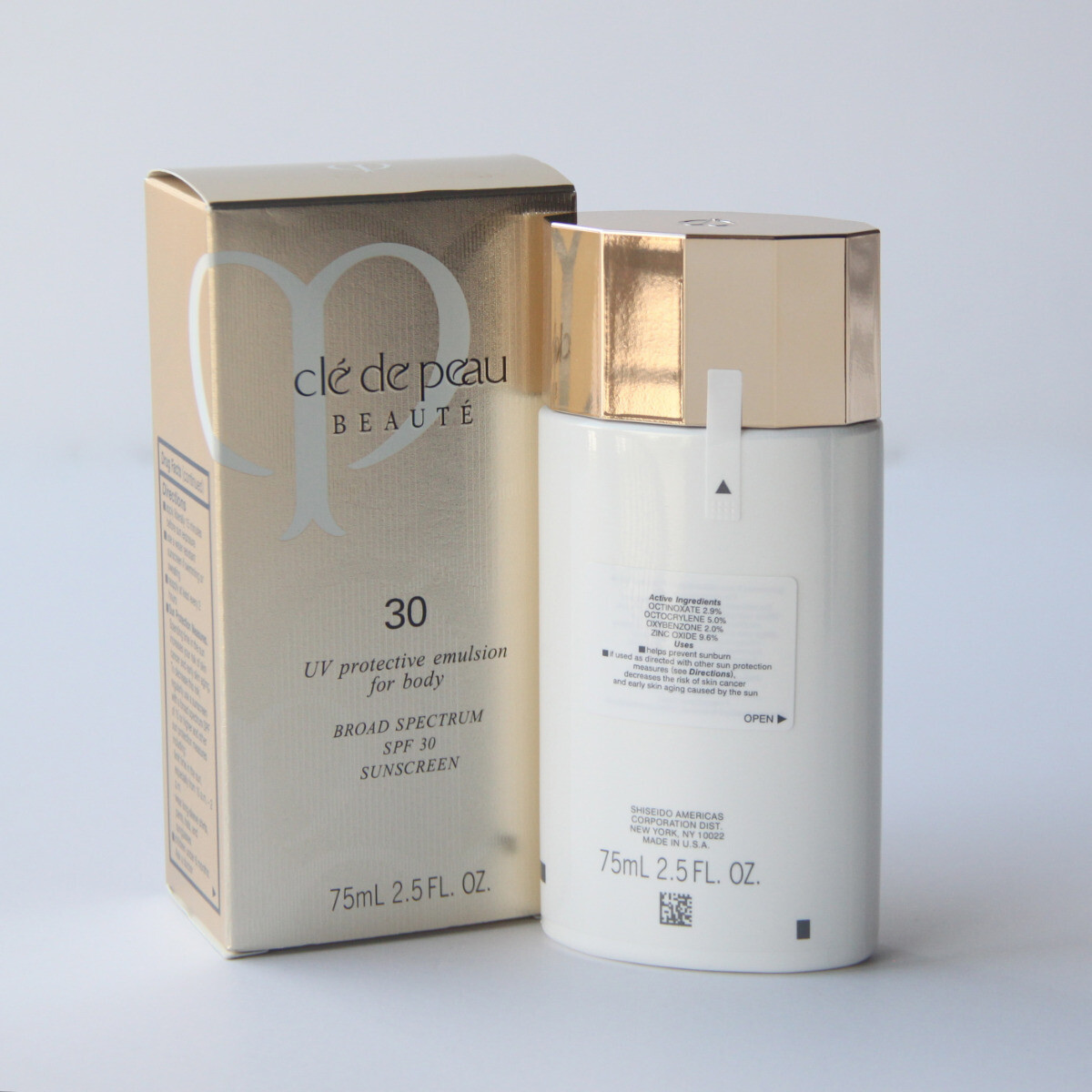 New Sealed Cle de Peau UV Protective Emulsion For Body SPF