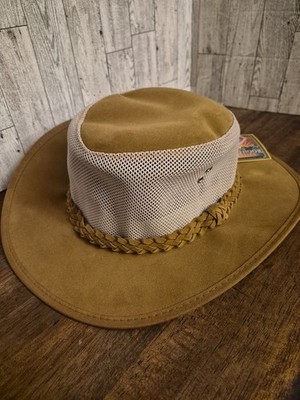 Dorfman Hat Co. Men's Soaker Hat with Mesh Sides (XXLarge, Tan)