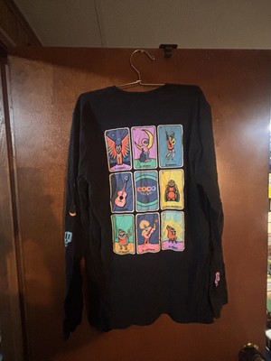 Disney PIXAR Coco Loteria White Longsleeve T-Shirt Men's MEDIUM