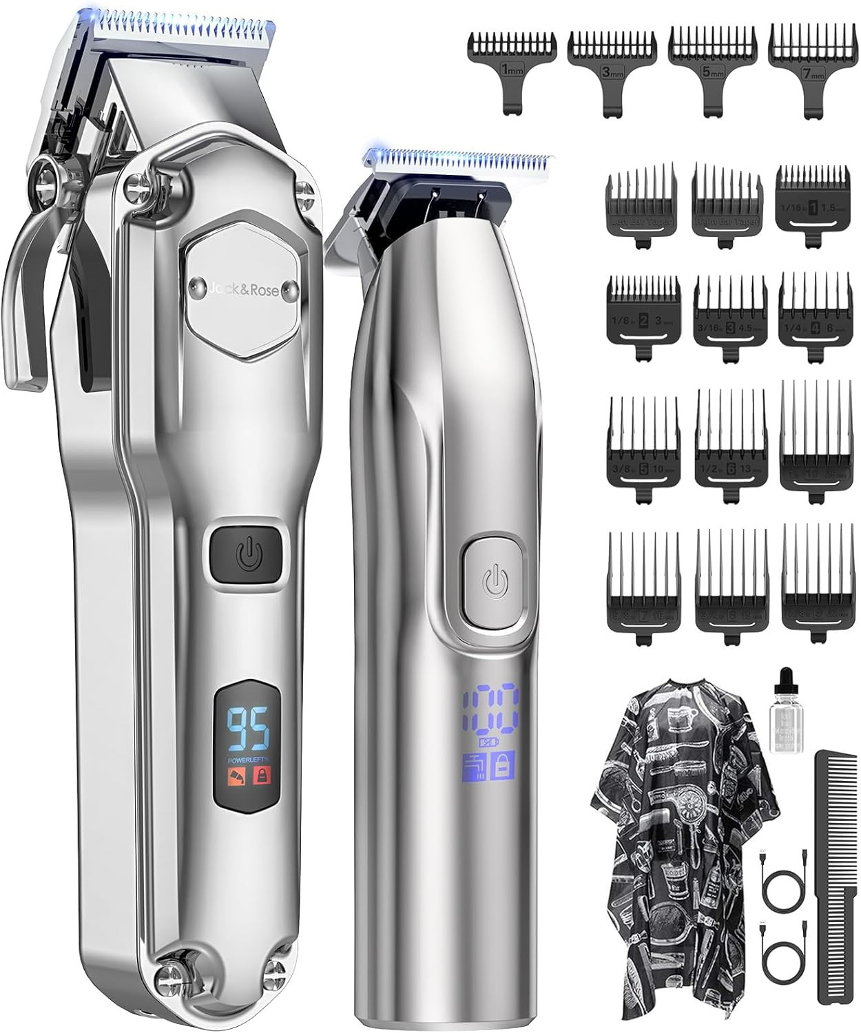 Tagliacapelli Uomo Professionale & T-Blade, Macchinetta per Capelli, Regolabarba
