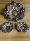 Reed & Barton Sterling X569 Francis 1 Fruit Dish 8”. Two Nut Dishes 3 3/8”