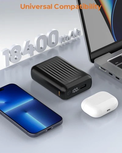 12V 18400mAh Heated Jacket Battery Pack, Portable Power Bank with Digital Displa image 8