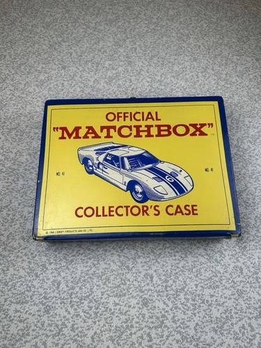 Vintage 1966 Matchbox Lesney Official Collector's Case No. 41 Ford GT40 Holds 48