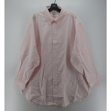 Brooks Brothers Shirt Men 18.5 Pink Madison Oxford Cloth OCBD Orginal Polo USA
