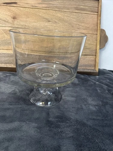 Anchor Hocking Glass Trifle Dessert Bowl - 9" tall x 8" wide x 5" deep
