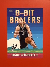 2025-26 Topps Flagship Basketball - 8-Bit Ballers Manu Ginobili #8B-29