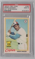 1978 O PEE CHEE ROOKIE ANDRE DAWSON PSA 9