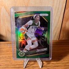 2025 Panini Prizm WNBA - Zia Cooke #110 Green Prizm - Seattle Storm