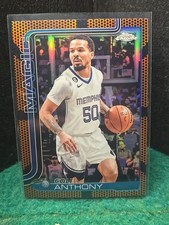 2025-2026 Topps Chrome Cole Anthony Orange Basketballs Refractor #175