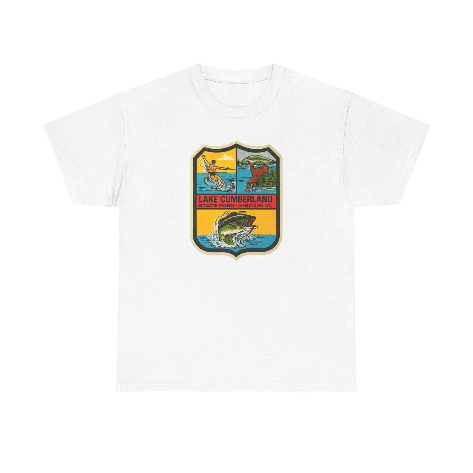 Lake Cumberland Kentucky T-Shirt | Vintage Travel Decal Outdoors Tee