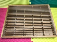 Napa Valley Box Company 100 Cassette Tape Wood Storage Wall Holder Free Shipping