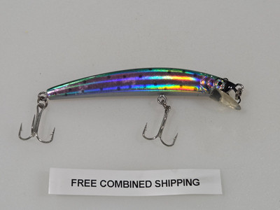 Yo Zuri Crystal Minnow 90 mm Floating Crankbait Rainbow Trout