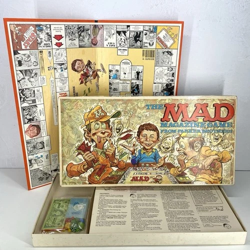 Mad Magazine Board Game Vintage 1979 Parker Brothers Complete