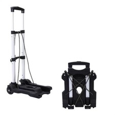 Mount Plus A6 Folding Luggage Cart and Dolly | 77 Lb Capacity | Portable
