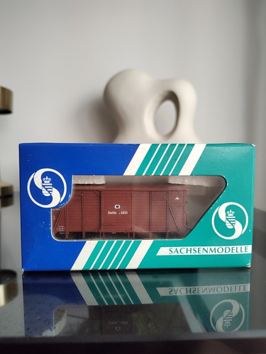 H0 SACHSENMODELLE 16133 Gedeckter Güterwagen G 01, KPEV "Magdeburg", Ep. 1, 4631 | Zustand: Gebraucht