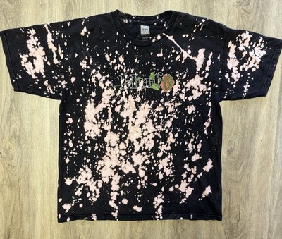 HUF Mens Marka Crystal Short Sleeve T-Shirt Small Black Streetwear NWT Tee