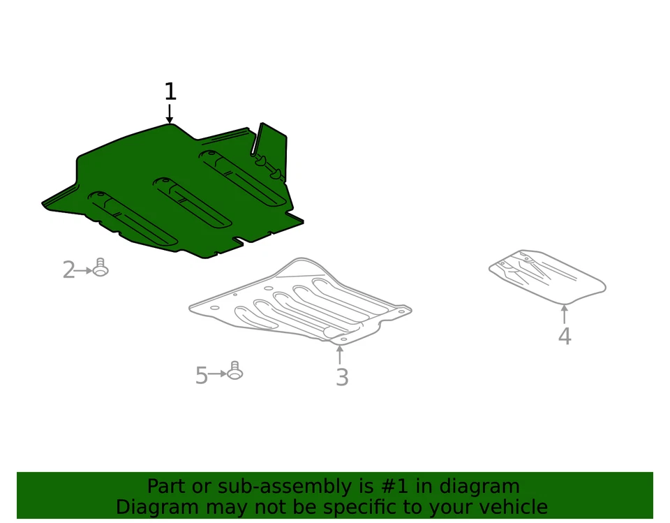 Protector contra salpicaduras genuino GM 23388796 Foto 3 de 3