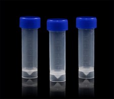 Plastic Storage Vials, 5mL, 500/PK - PP - Screw Top GFY
