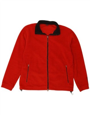 Invicta Herren Fleecejacke UK 42 XL Rot Polyester FE14