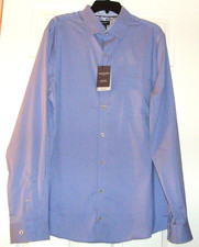 Van Heusen Long Sleeve Dress Shirt Blue - Size LT Large Tall - NEW WITH 70 TAG
