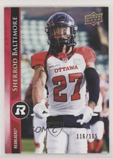 2021 Upper Deck CFL Red 116/165 Sherrod Baltimore #95 0a2
