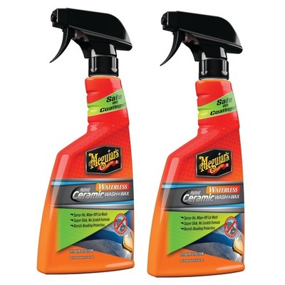 Meguiar's 2x G251024EU HybridCeramicWaterless Wash Wax Trockenwäsche Spray 710ml