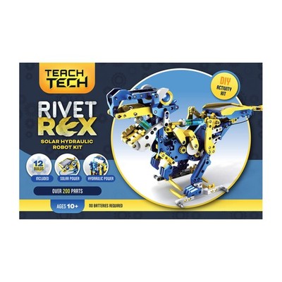 Teach Tech: Rivet-Rex Robot - DIY Build & Play Kit, STEM Educational Toy, 10+
