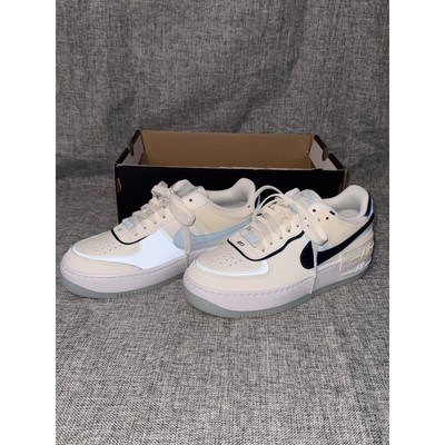 Nike Air Force 1 Shadow Sail Navy Glacier Blue DZ1847-107 Women s Size 7.5