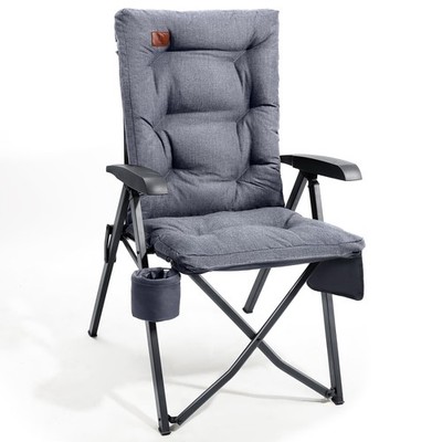 EVER ADVANCED Luxus Campingstühle für 109 cm x 51 x 69 cm, grau 1 Stück 