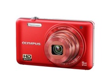 Olympus VG-145 Red Digital Camera 14MP 26mm Wide 5x Optical Zoom From Japan