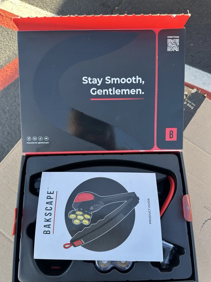 Bakscape Mens Shave Kit Bak Shaver Trimmer Accessories Bak Kit NEW SEALED! - Image 4 of 4