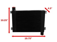 Belt Guard Aftercooler for 10 Horse Power Motor 3/4 Inch Female NPT Fittings