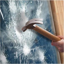 4 Mil Clear 24in x 3.3ft Security Window Film Self-Adhesive Glass Shatterproof
