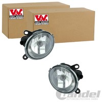2X VAN Wezel H7 Nebelscheinwerfer SET Links+Rechts Passend FüR Audi A6