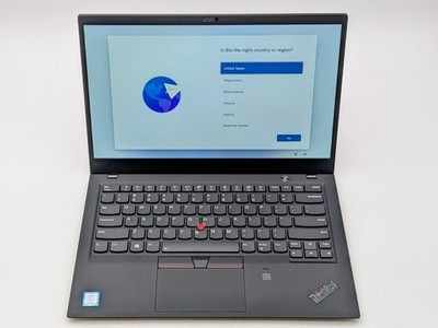 Lenovo ThinkPad X1 Carbon Gen 6 14'' FHD I7-8650U 512GB 8GB W11P Backlit FPR