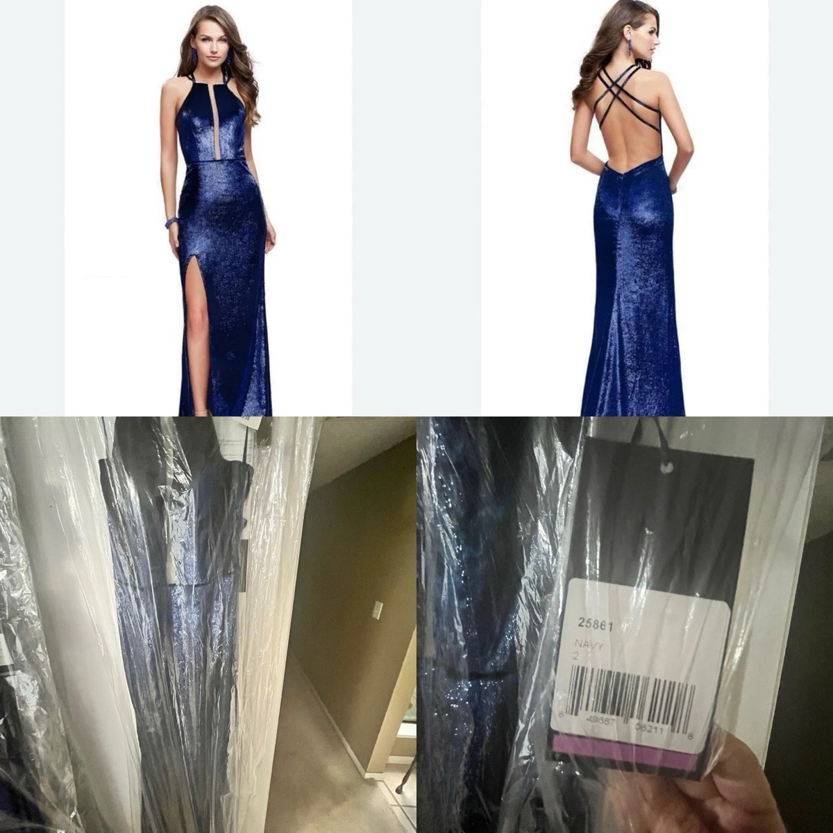 Blue Velvet Maxi Dresses for Women for sale - eBay