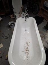 Heritage Traditional Roll Top Bath With Taps And Shower