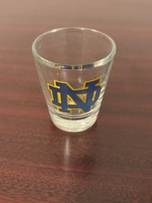 University of Notre Dame Clear Shot Glass