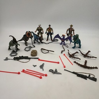 Chap Mei Dino Quest Action Figures / Toy Parts Lot! 