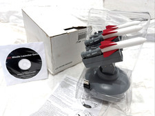 NEW Rare USB Missile Launcher Game Fires 3 Rockets + CD ROM NOS Think Geek