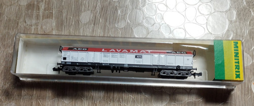 SPUR N - MINITRIX GÜTERWAGEN   "AEG LAVAMAT"  51 356700 **gut erhalten** in OVP! | Condition: Gebraucht