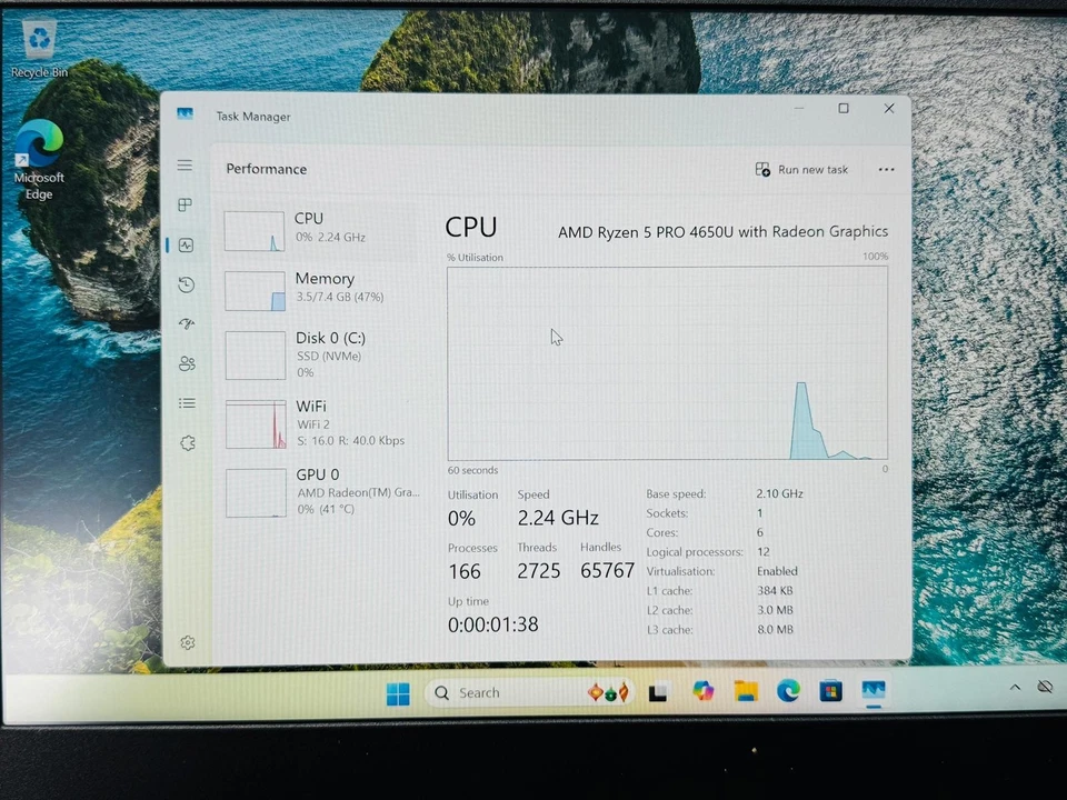 Lenovo ThinkPad L14 G1 · Ryzen 5 PRO 4650U · 8GB · 256GB, photo 3 of 4