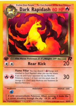 Pokémon - Dunkler Galopp (TR 44) - Team Rocket - MINT/NMINT - DE