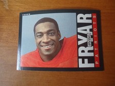 Irving Fryar Rookie 1985 Topps Football Card # 325 Near Mint  Miscut on Back. rookie card picture