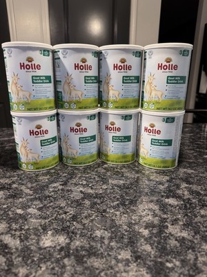 8 Pack Holle Goat Milk Toddler Drink 08/07/2026 14.1oz Read Description